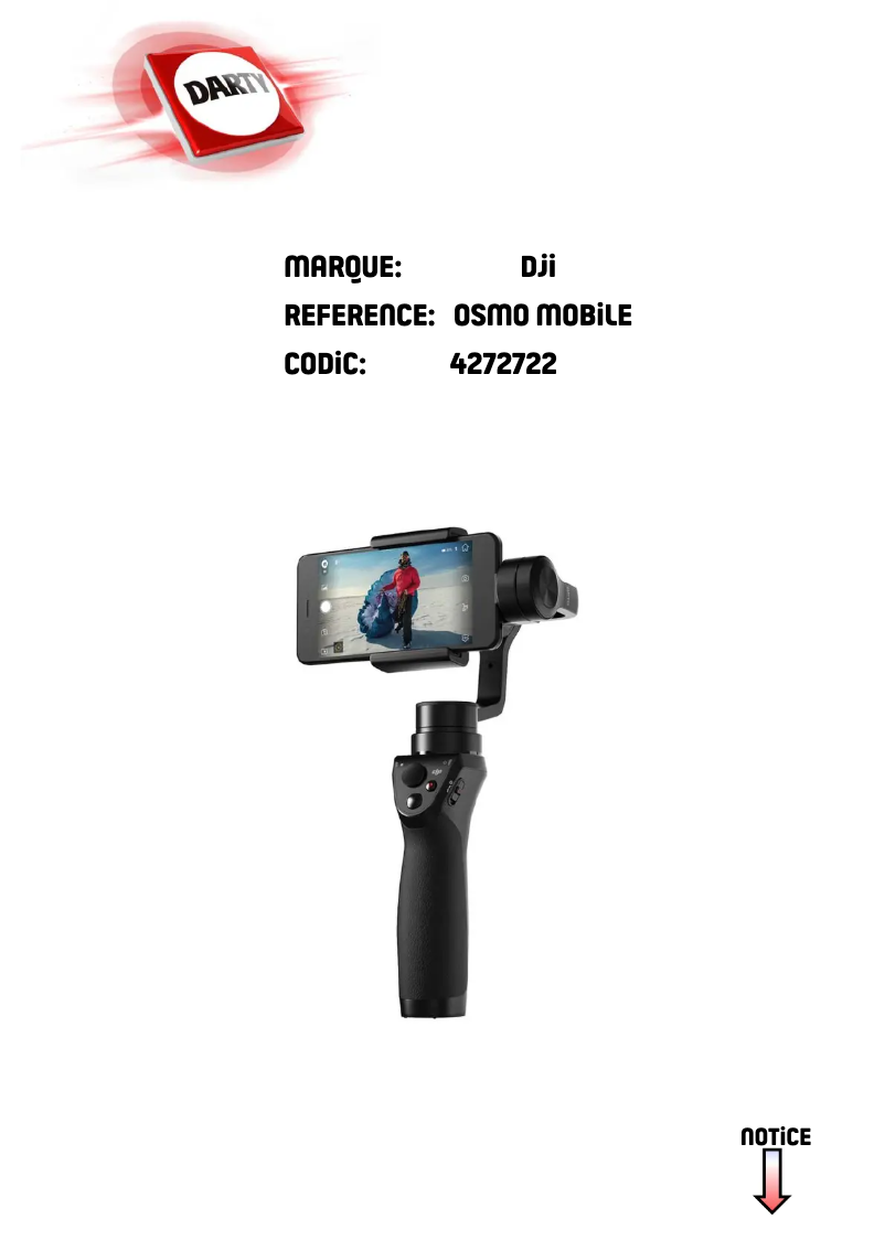 Página 1 del manual Manual de usuario DJI Osmo Mobile