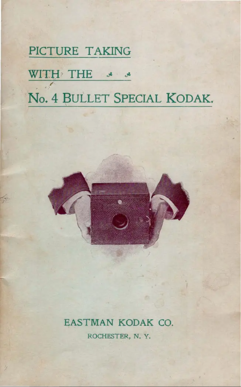Image de la première page du manuel de l'appareil No 4 Bullet Special