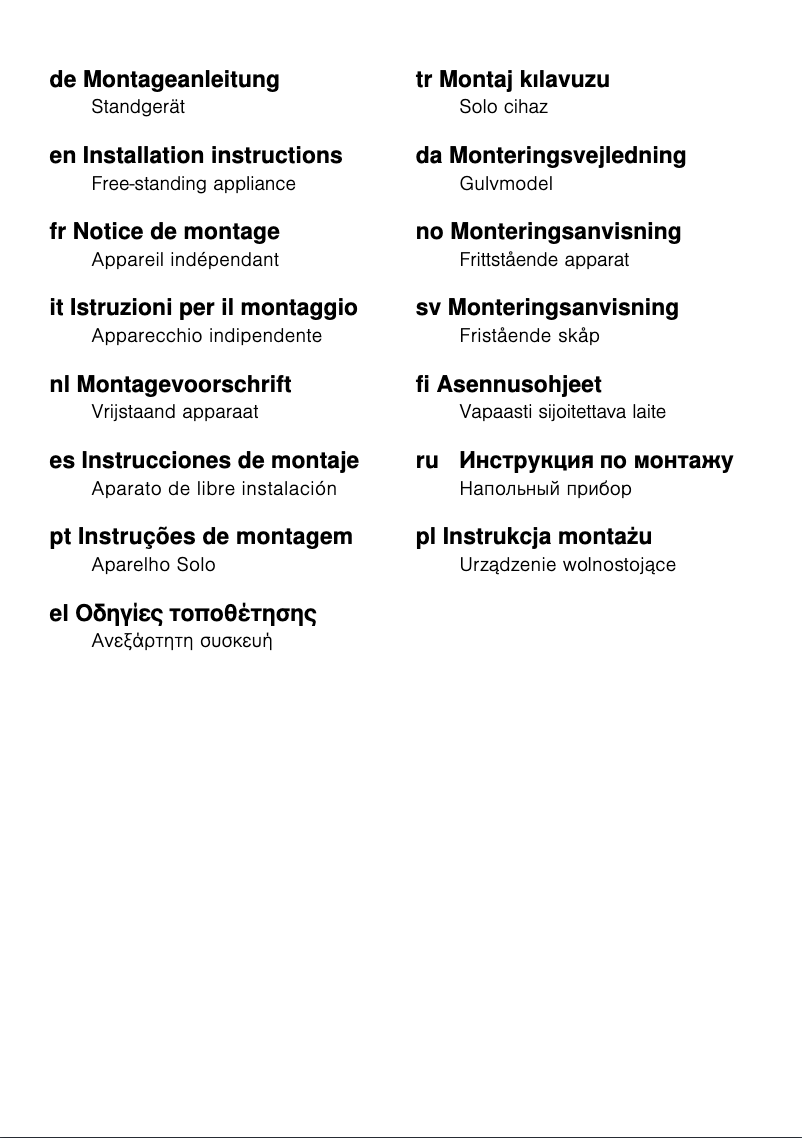 Page 1 de la notice Manuel utilisateur Siemens GS36NBW30