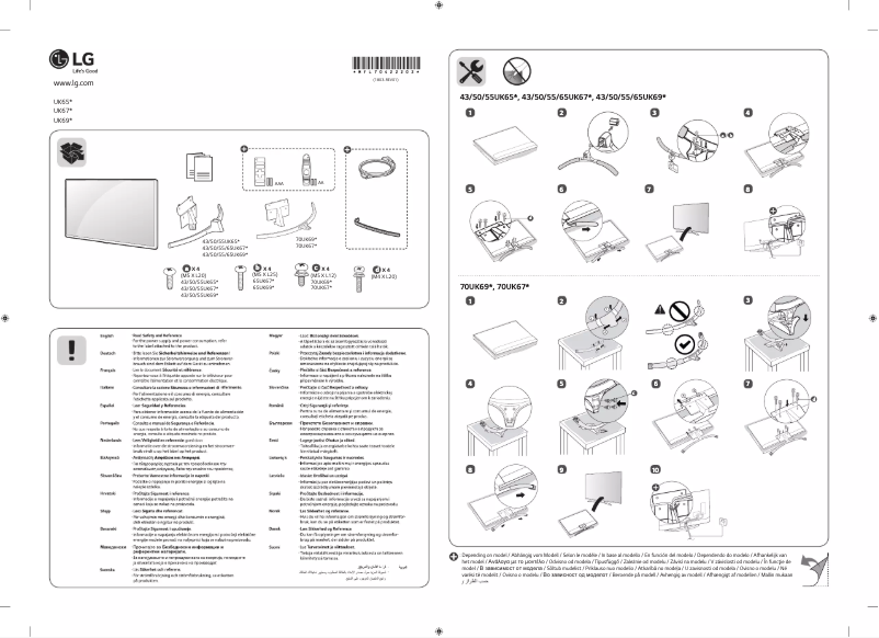 Page n°1 - Manuel utilisateur LG 55UK6950PLB