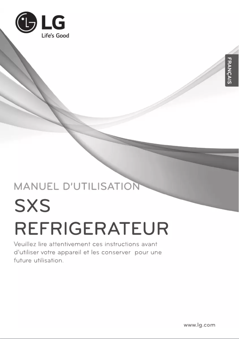 Page 1 de la notice Manuel utilisateur LG GWL3112