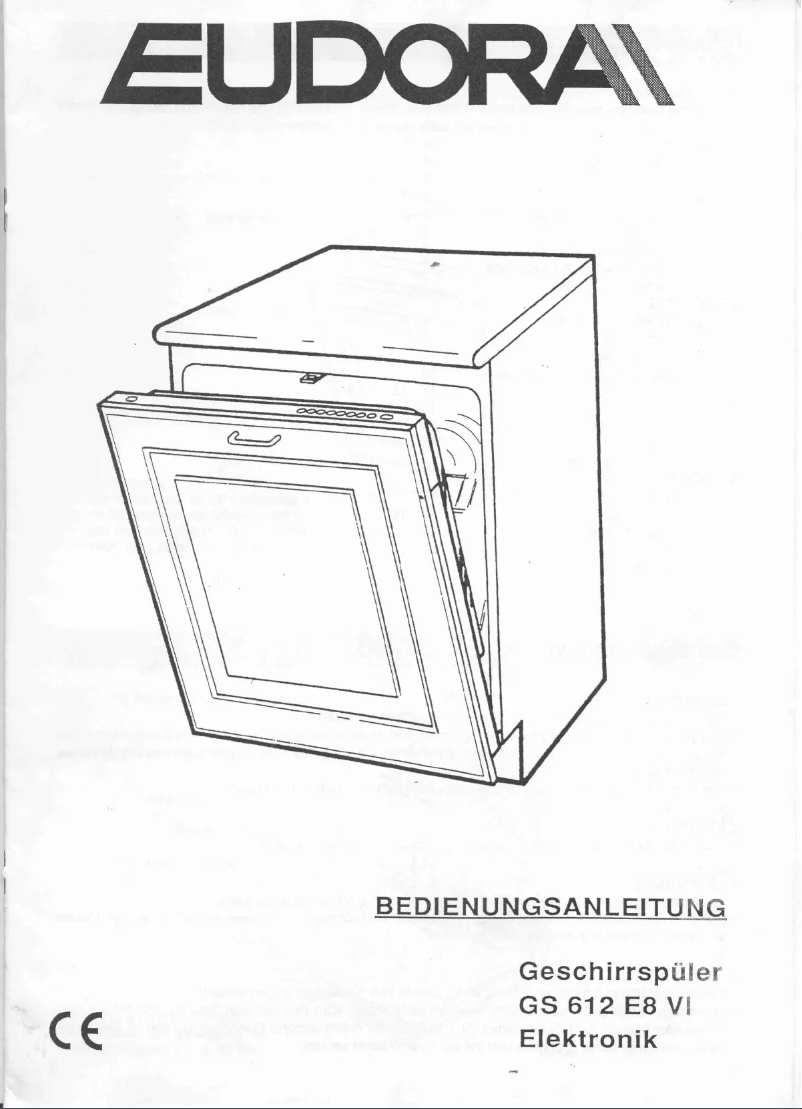 Page n°1 - Manuel utilisateur Eudora GS 612 E8 VI