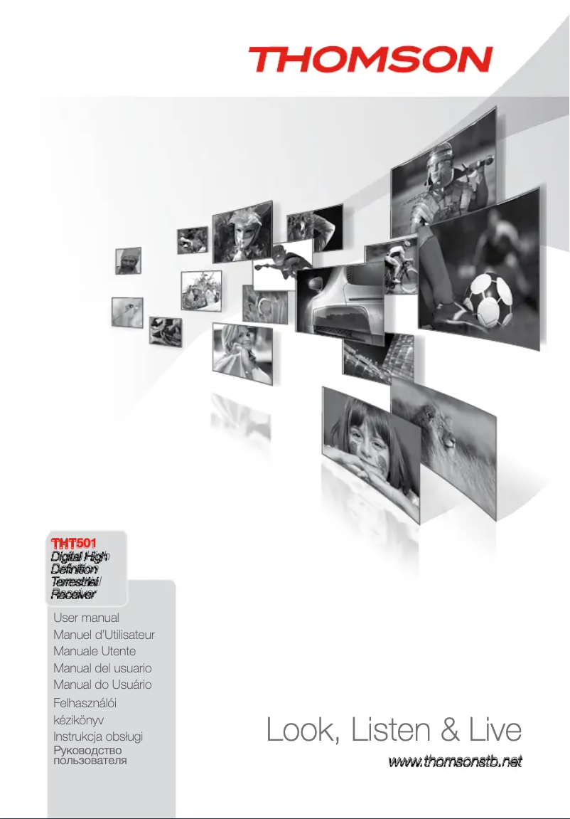 Image de la première page du manuel de l'appareil THT501