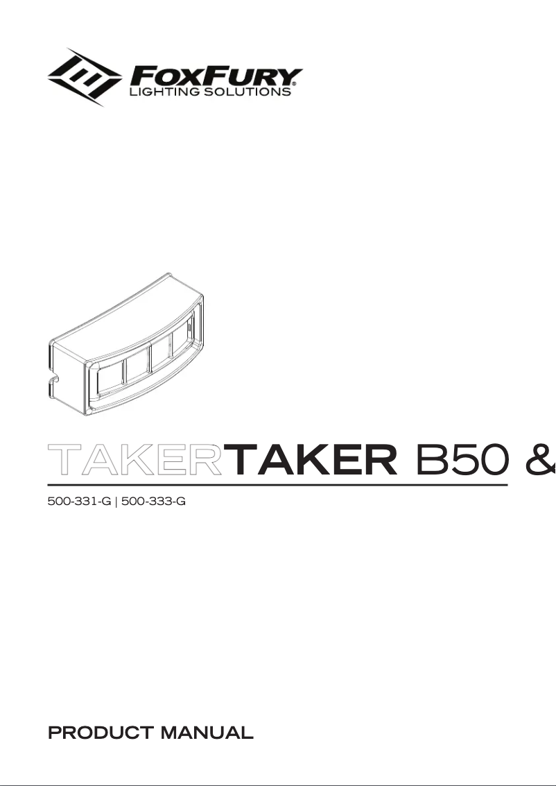 Image de la première page du manuel de l'appareil Taker B50