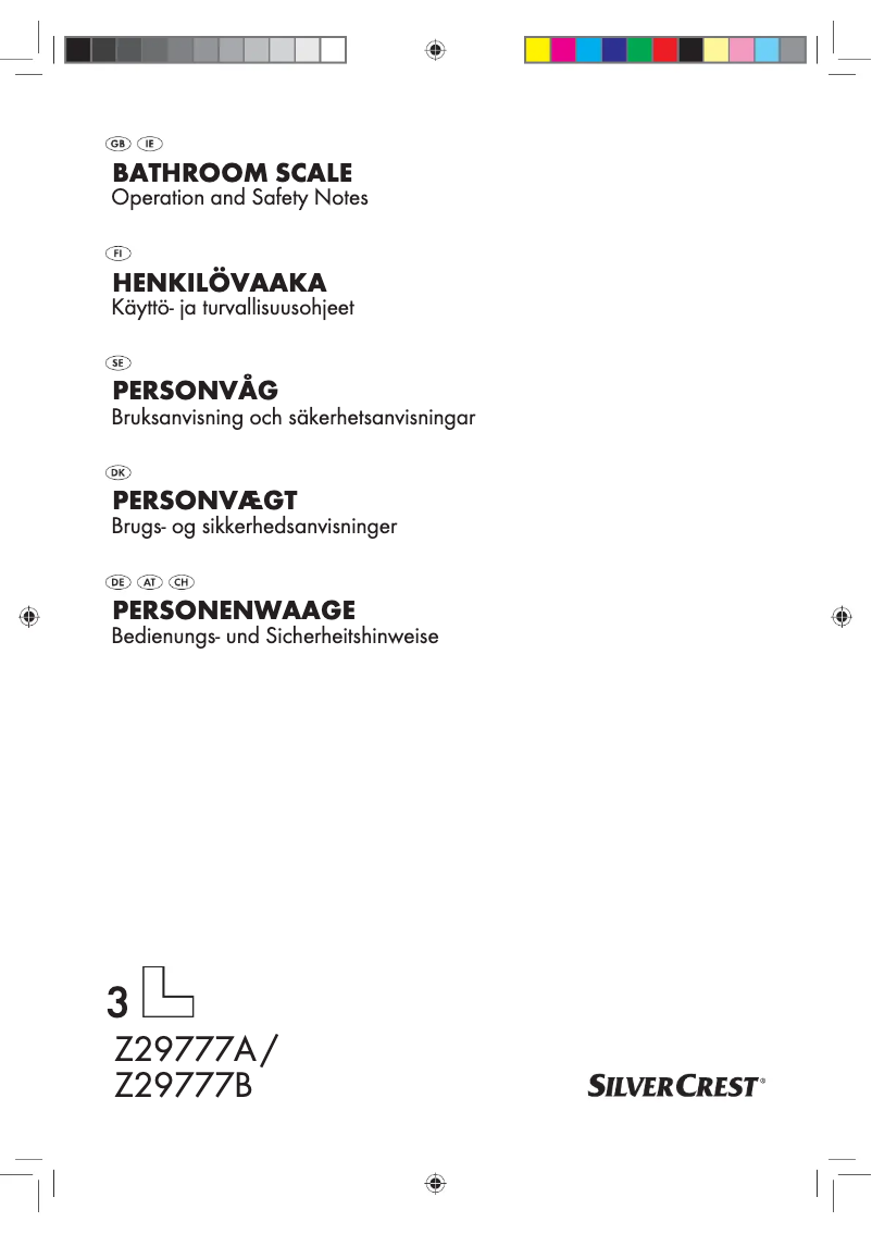 Page n°1 - Manuel utilisateur SilverCrest IAN 73055