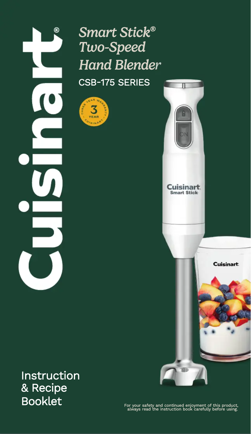 Image de la première page du manuel de l'appareil Smart Stick CSB-175