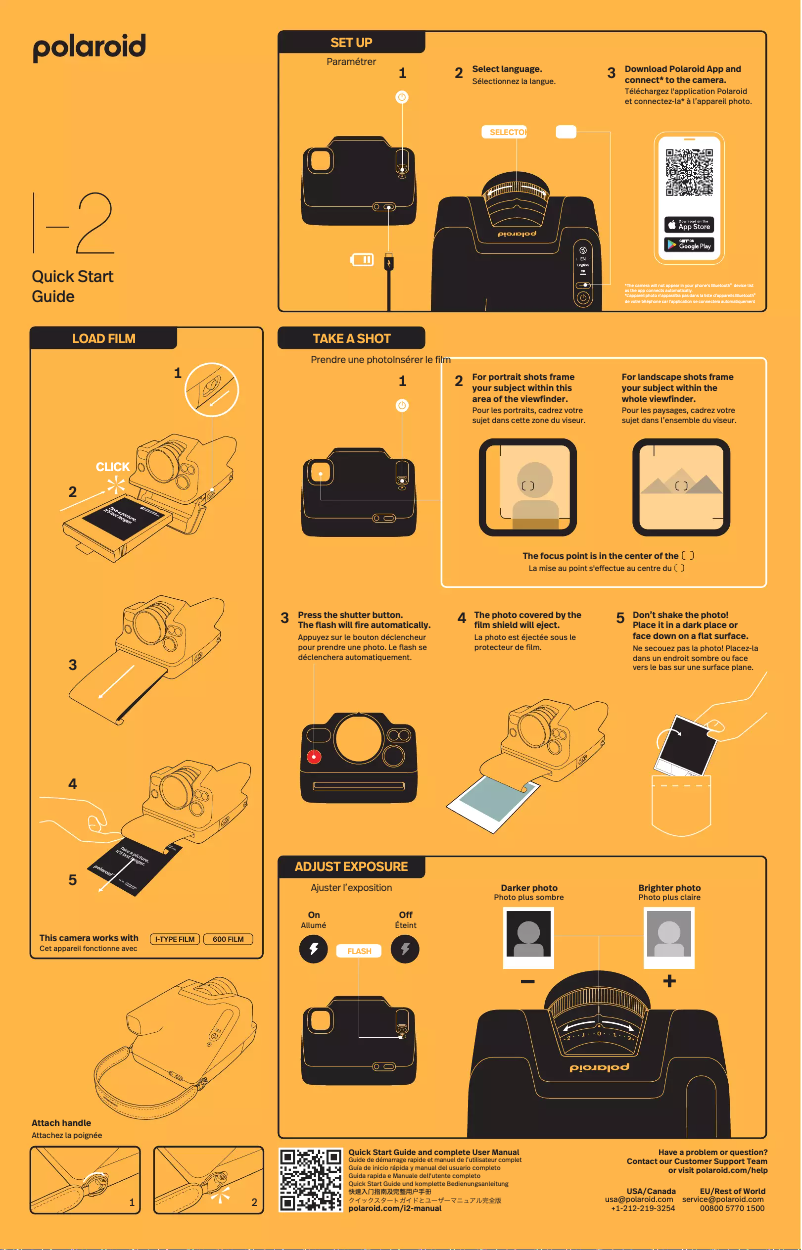 Image de la première page du manuel de l'appareil Instant I-2