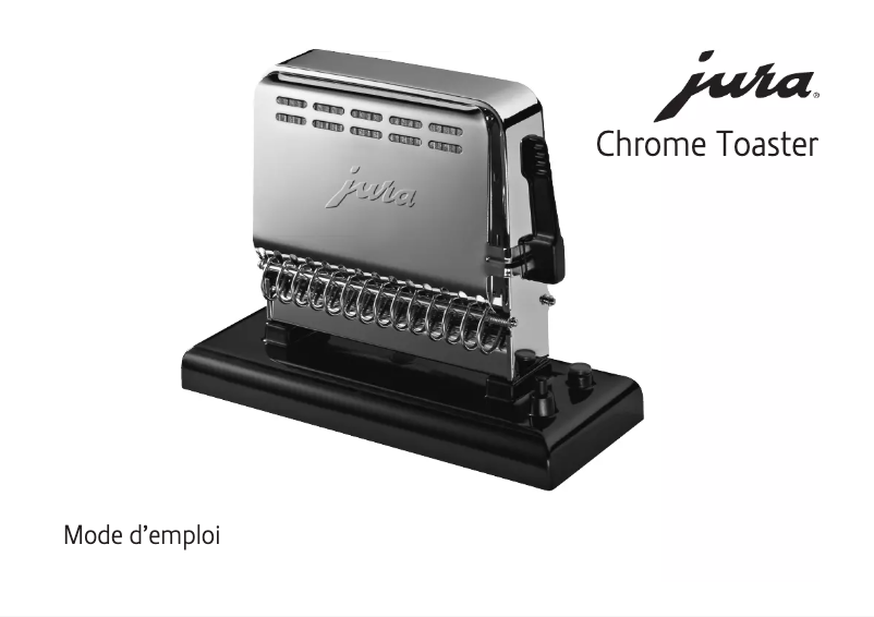 Image de la première page du manuel de l'appareil ChromeToaster 150