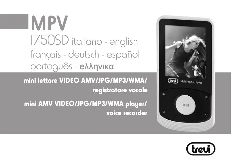 Page 1 de la notice Manuel utilisateur Trevi MPV 1750 SD