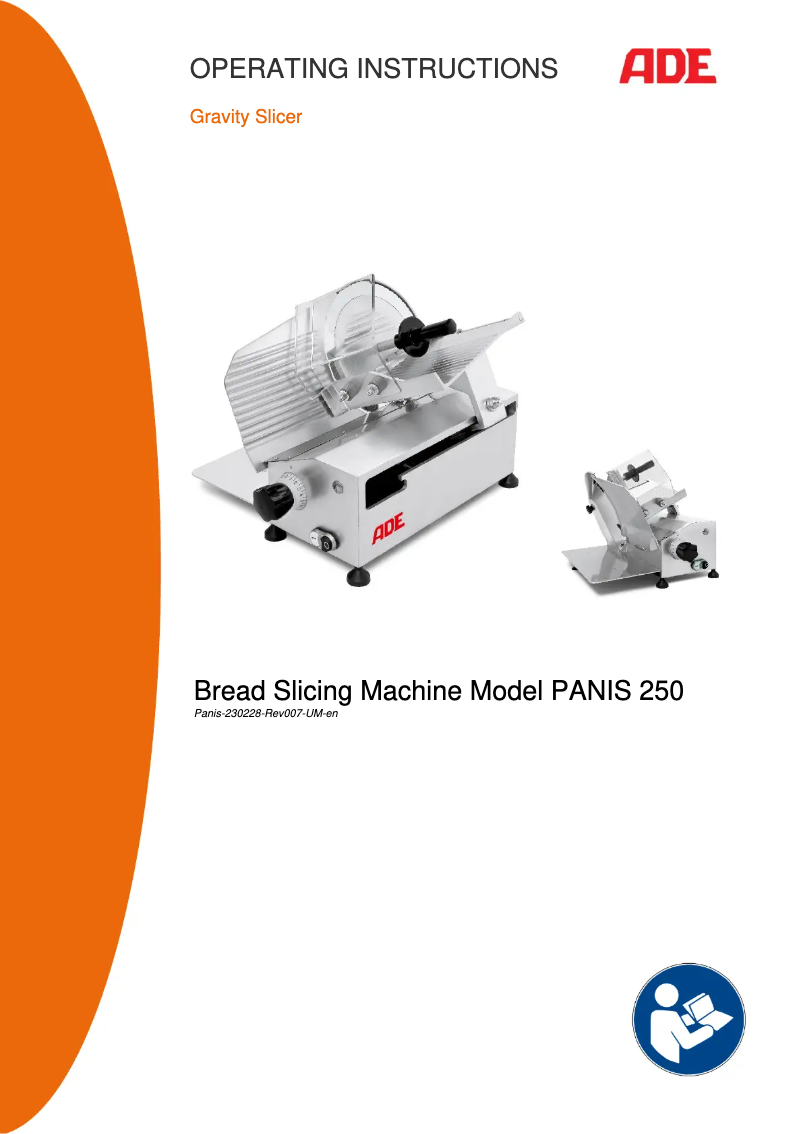 Page n°1 - Manuel utilisateur ADE Panis-230228