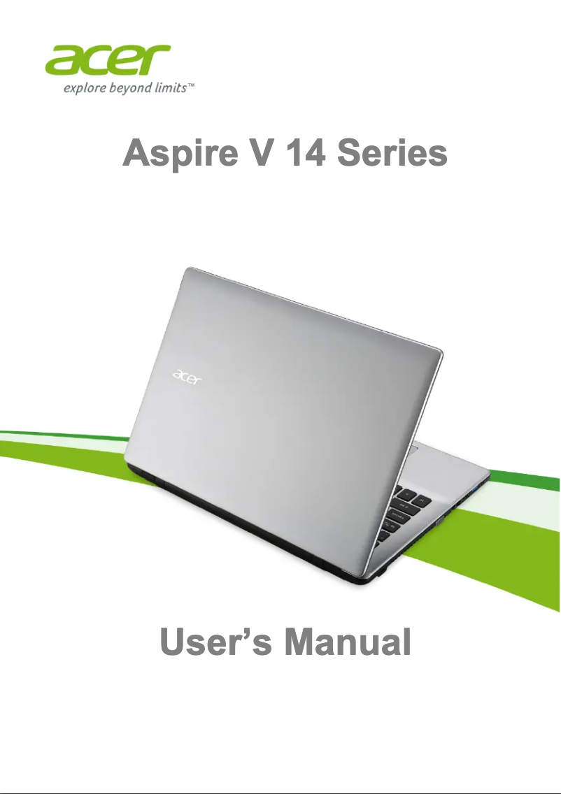 Page n°1 - Manuel utilisateur Acer Aspire V14
