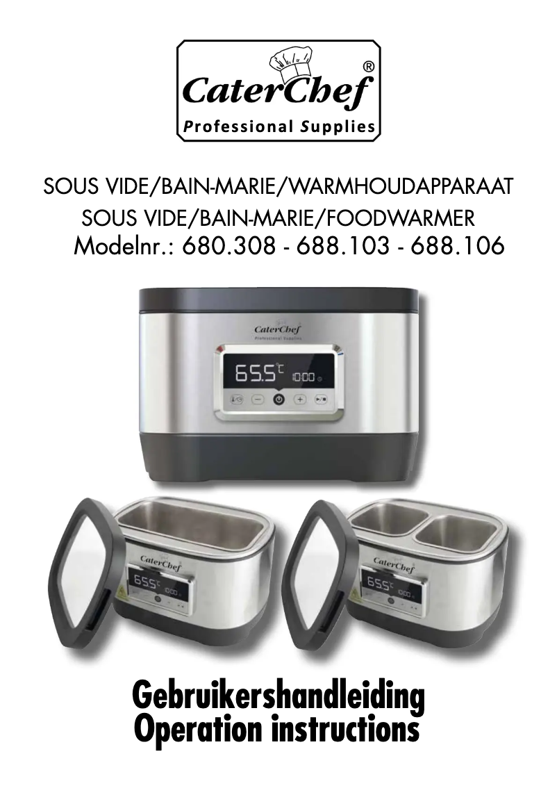 Image de la première page du manuel de l'appareil 688106