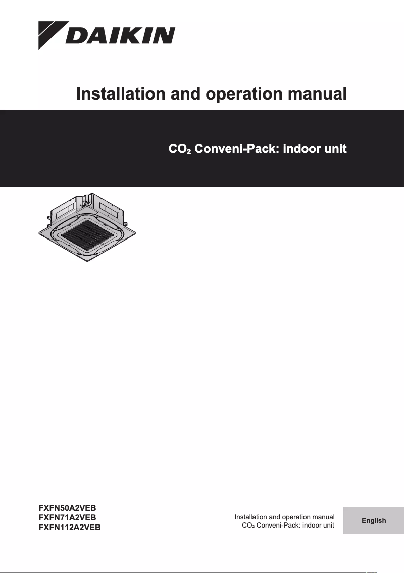 Página 1 del manual Manual de usuario Daikin FXFN50A2VEB
