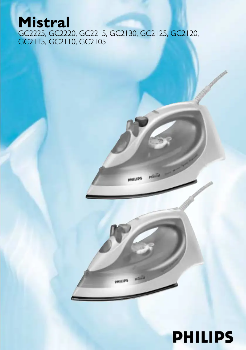Image de la première page du manuel de l'appareil Mistral GC2130