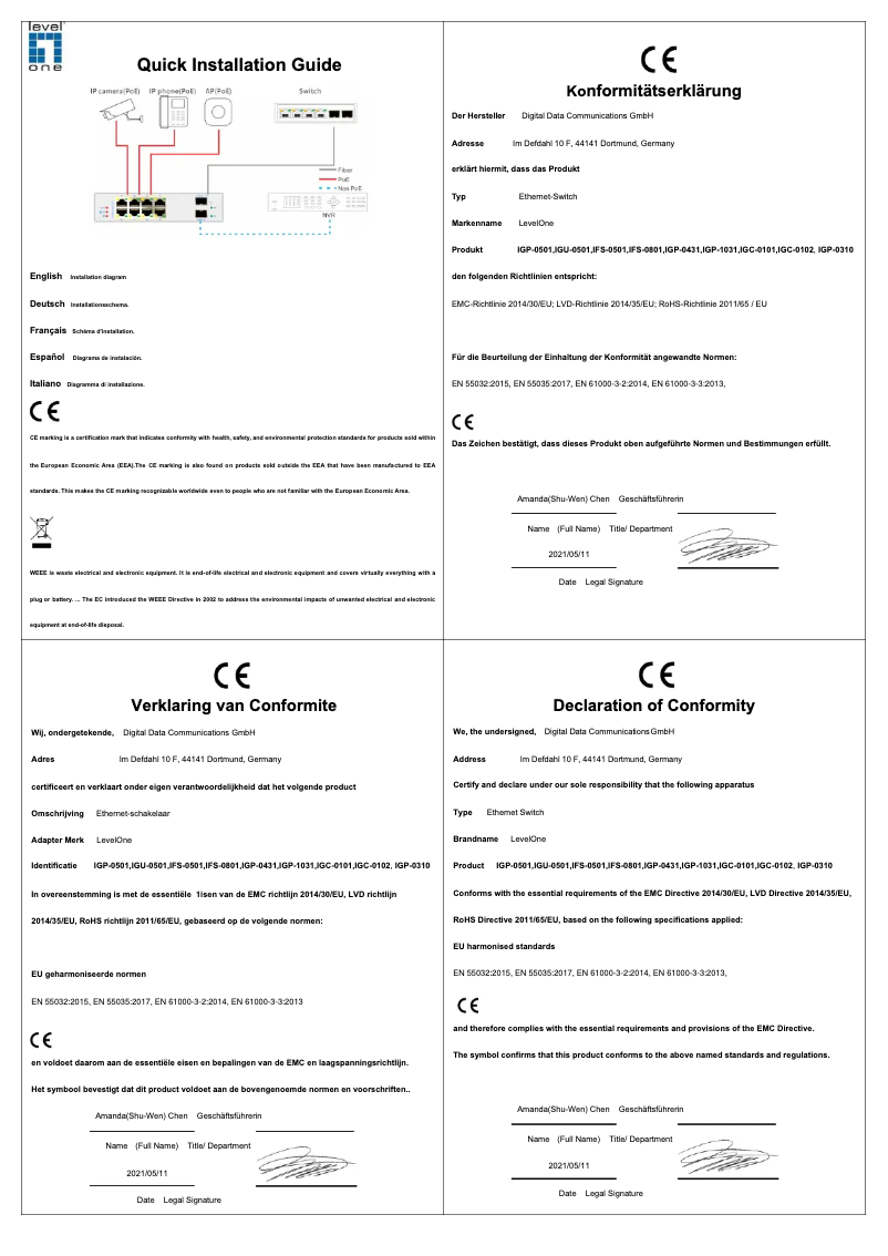 Image de la première page du manuel de l'appareil IGP-1031