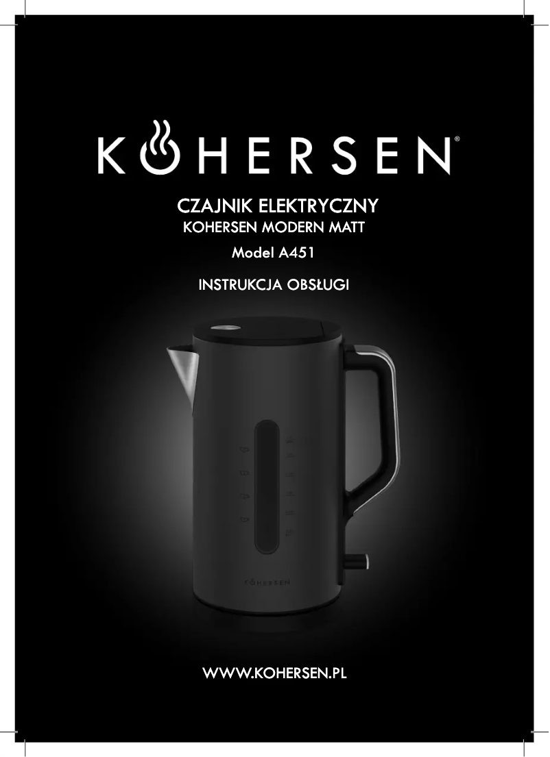 Page n°1 - Manuel utilisateur Kohersen A451