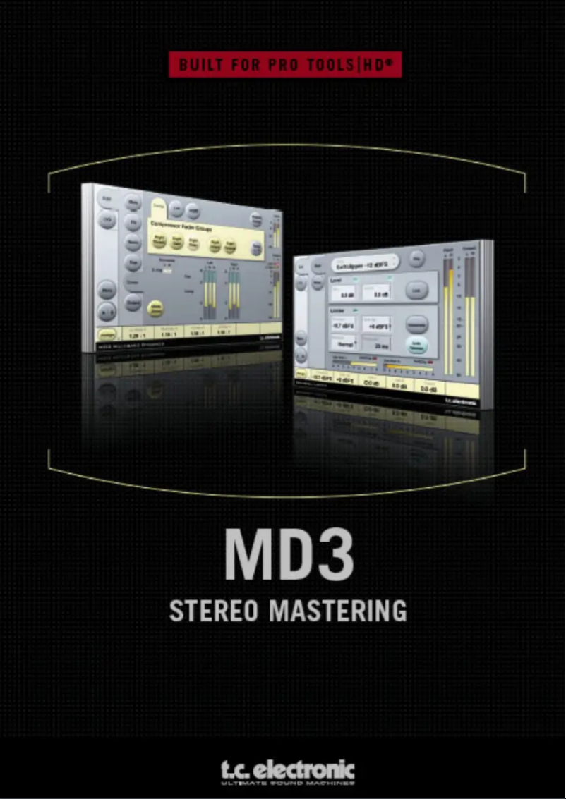 Page 1 de la notice Manuel utilisateur TC Electronic MD3