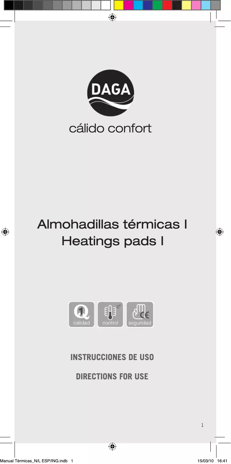 Page n°1 - Manuel utilisateur Daga N2