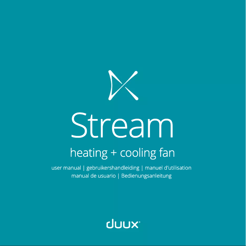 Page n°1 - Manuel utilisateur Duux Stream DXHCF01