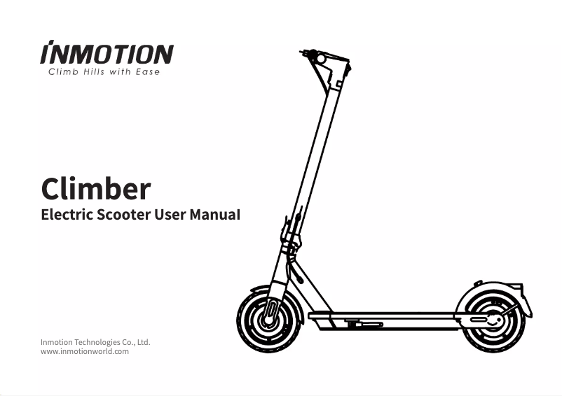 Página 1 del manual Manual de usuario InMotion Climber