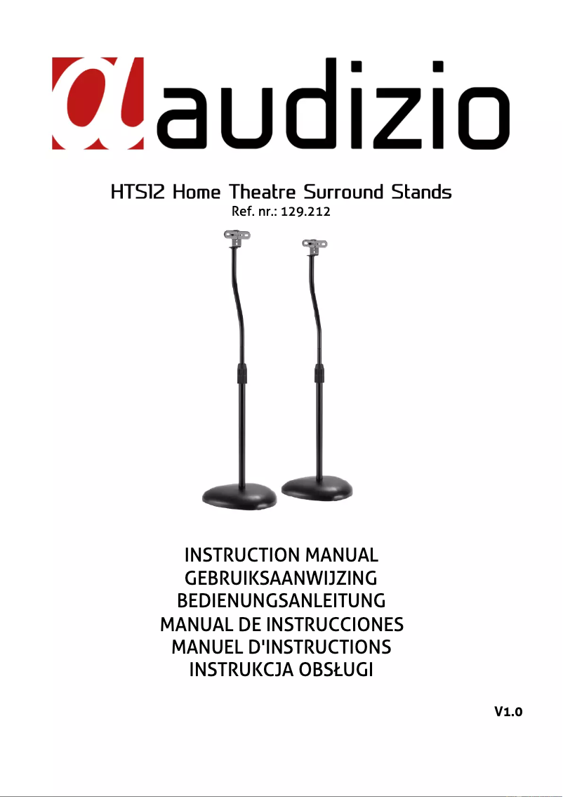 Page n°1 - Manuel utilisateur Audizio HTS12
