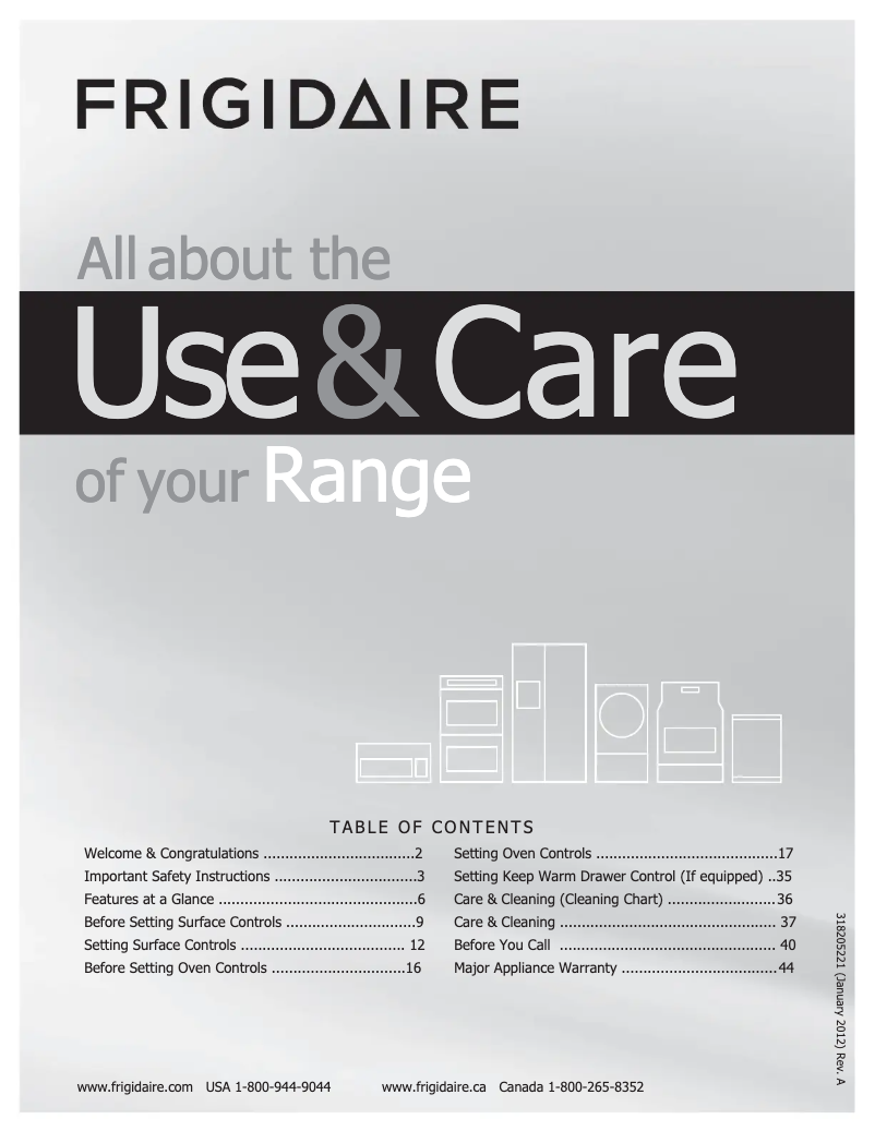 Image de la première page du manuel de l'appareil FGEF304DKB