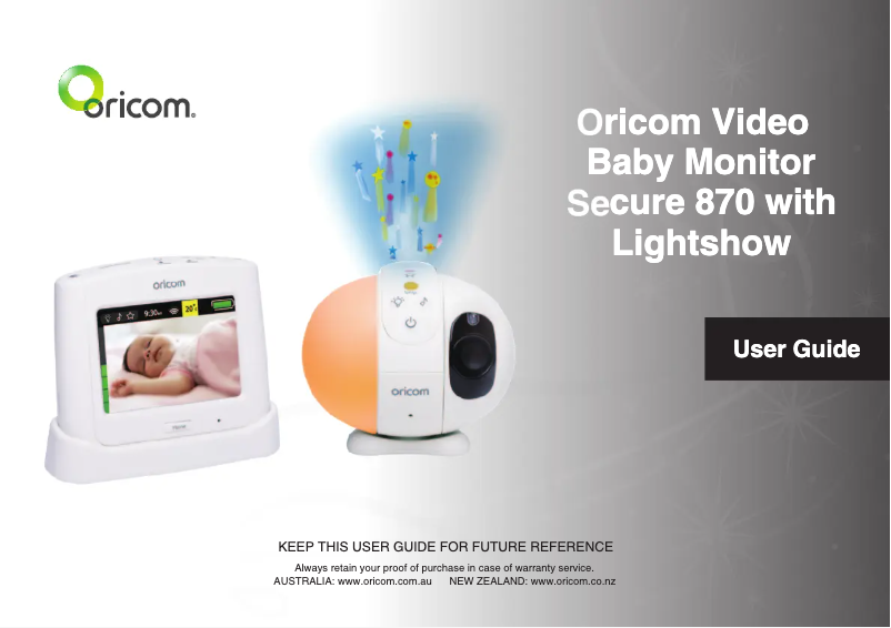 Page 1 de la notice Manuel utilisateur Oricom BS7SC870WH