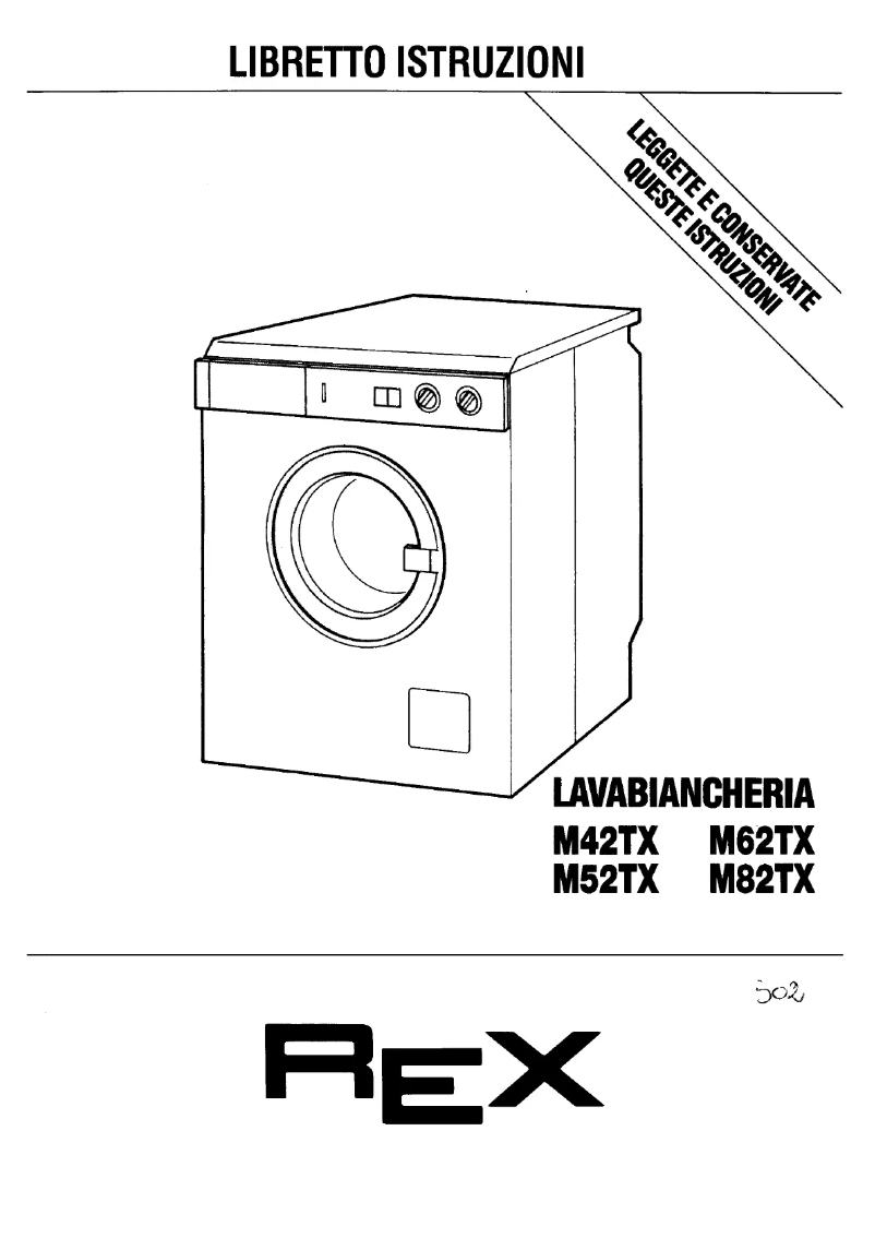 Page n°1 - Manuel utilisateur Rex M62TX