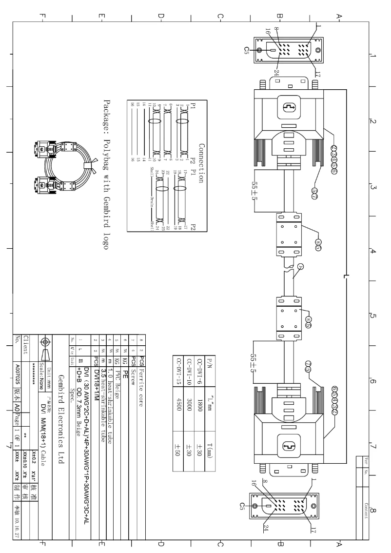 Image de la première page du manuel de l'appareil CC-DVI-6C