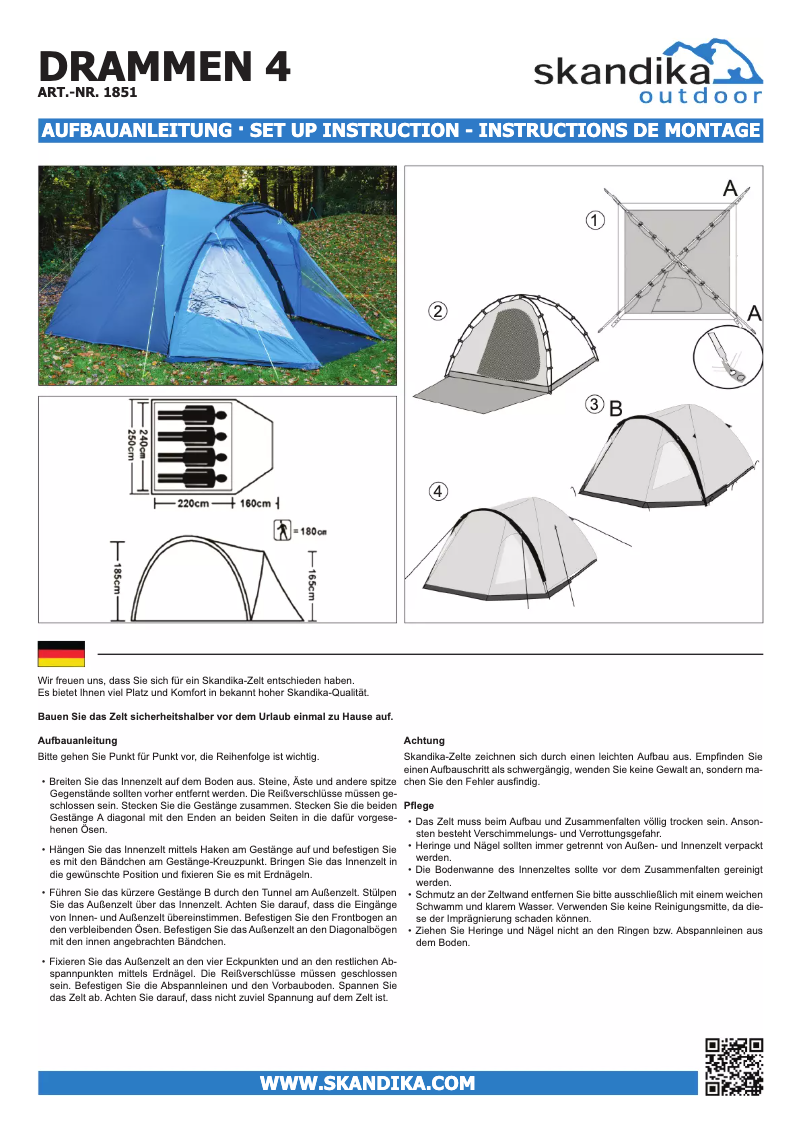 Image de la première page du manuel de l'appareil Drammen 4