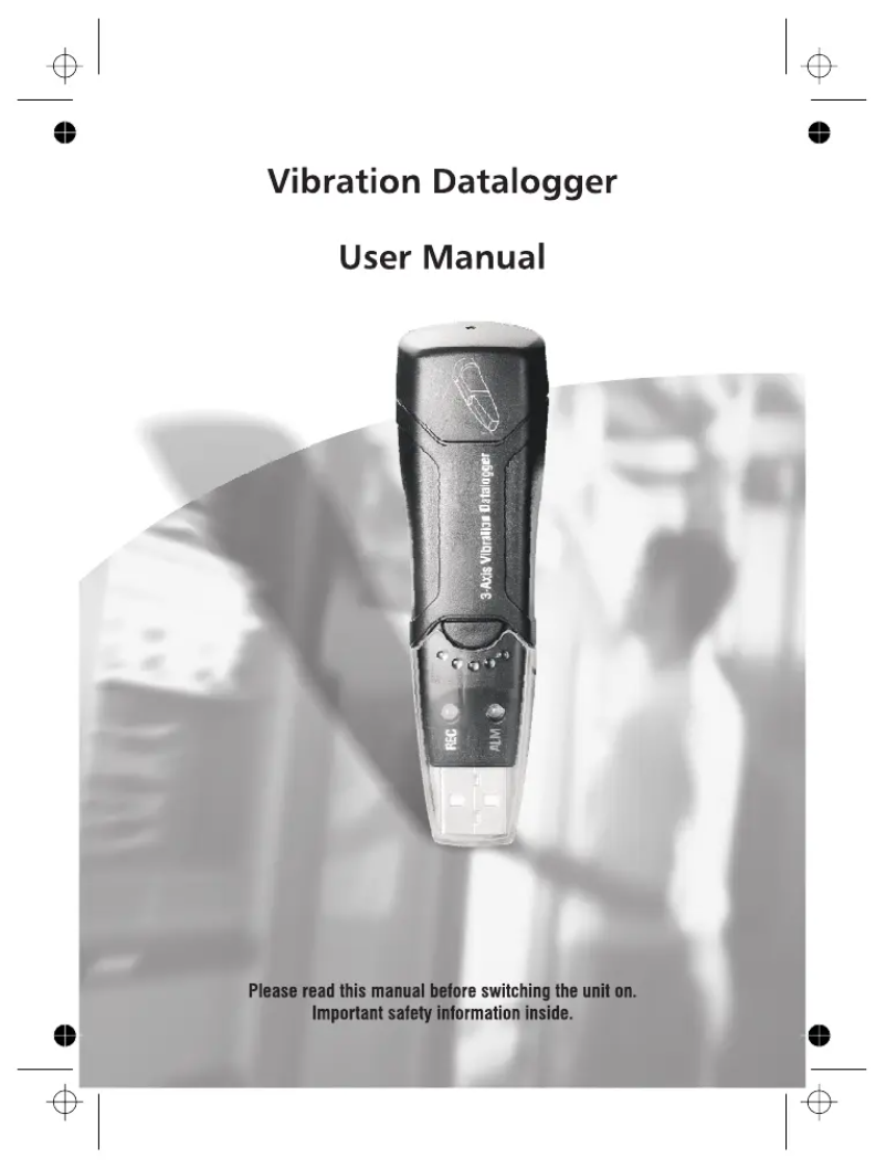 Image de la première page du manuel de l'appareil PCE-VD 3