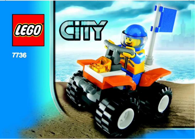 Page 1 de la notice Manuel utilisateur Lego City 7736