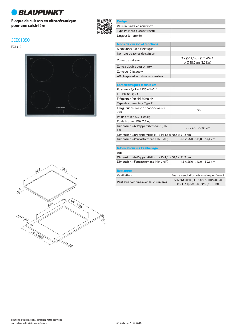 First page image of the manual for 5EE 61350