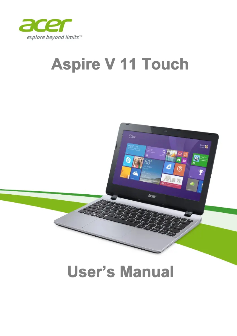 Page n°1 - Manuel utilisateur Acer Aspire V3-111P-43BC