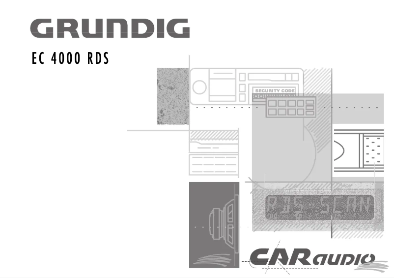 Página 1 del manual Manual de usuario Grundig EC 4000 RDS