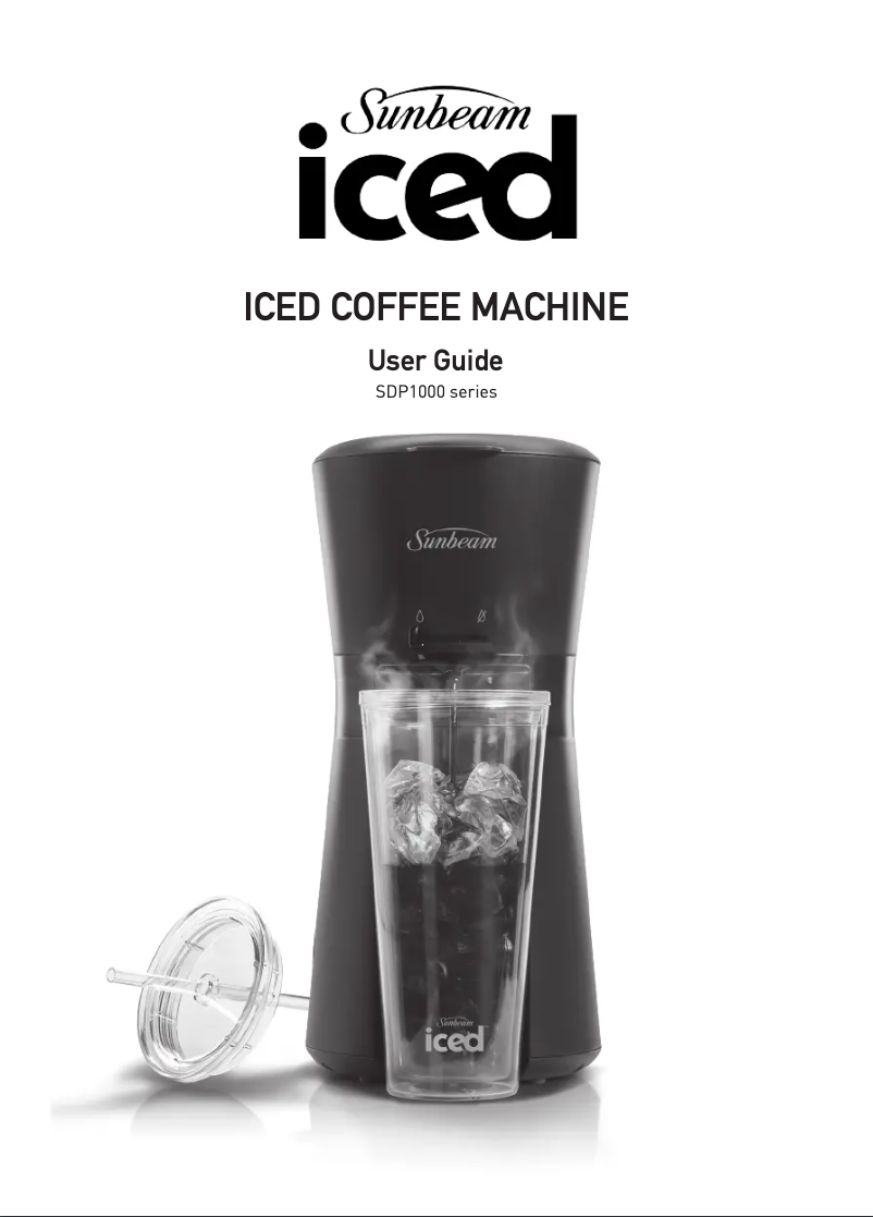 Image de la première page du manuel de l'appareil Iced SDP1000