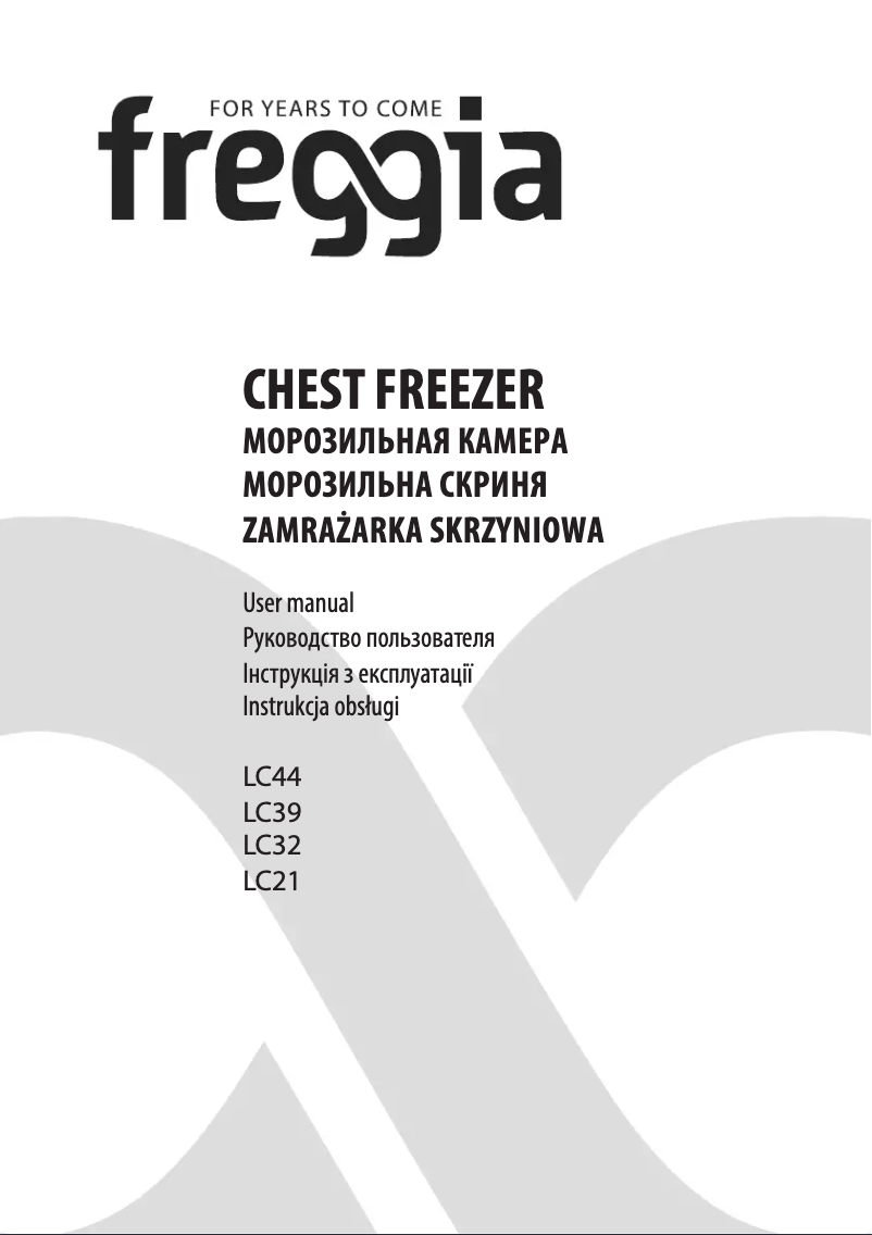 Page n°1 - Manuel utilisateur Freggia LC39