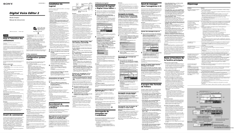 Imagen de la primera página del manual del dispositivo ICD-SX30