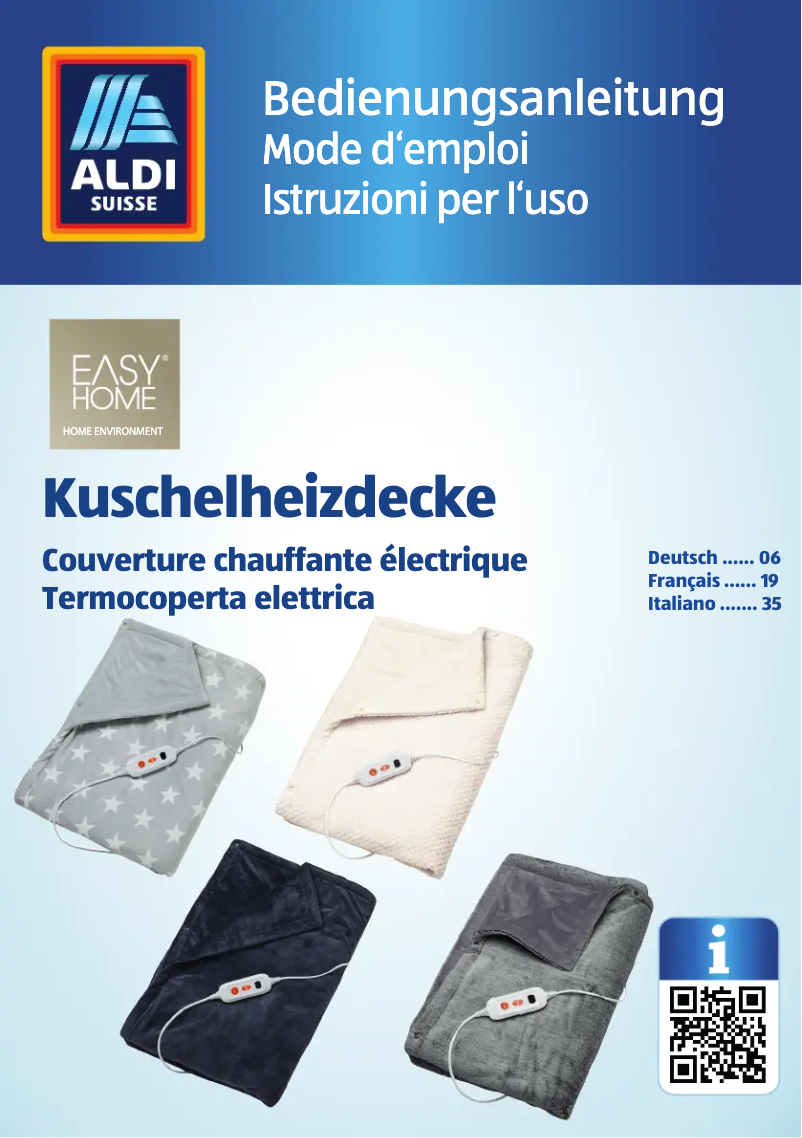 Page 1 de la notice Manuel utilisateur Easy Home GT-HD-06