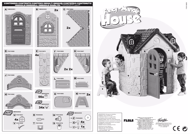 Image de la première page du manuel de l'appareil Fancy House