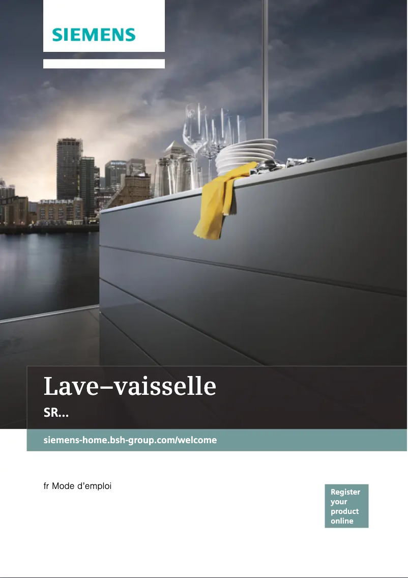 Page 1 de la notice Manuel utilisateur Siemens SR656X00TD