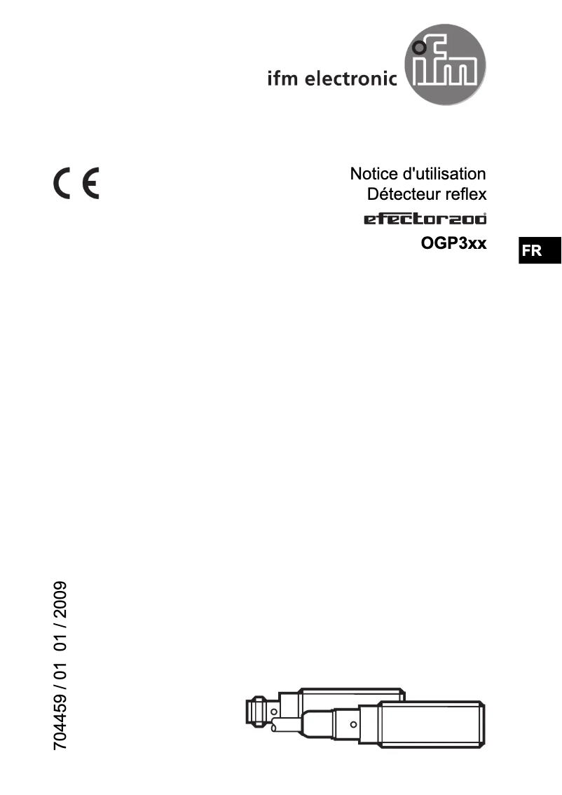 Page n°1 - Manuel utilisateur IFM OGP303
