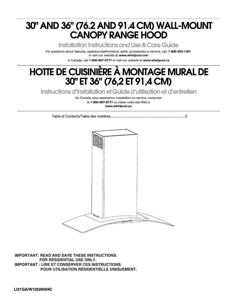 Page 1 de la notice Mode d'emploi KitchenAid UXW6536BSS