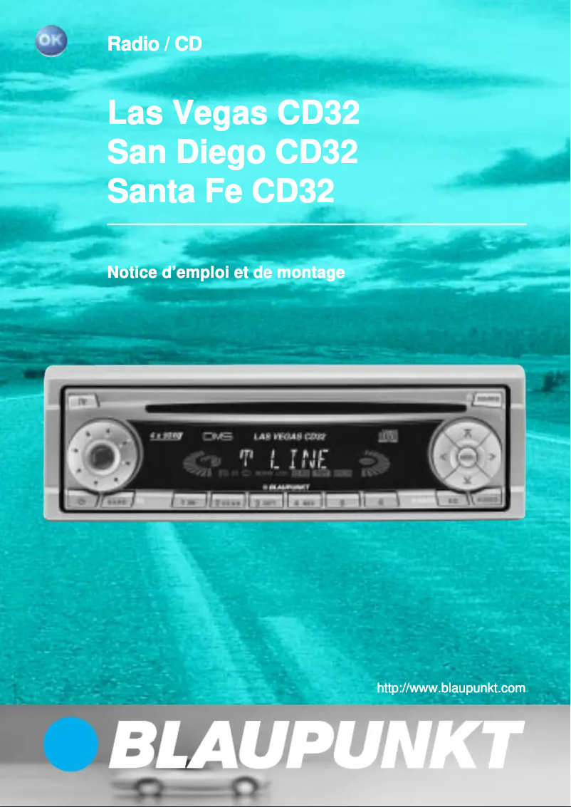 Page n°1 - Manuel utilisateur Blaupunkt San Diego CD 32