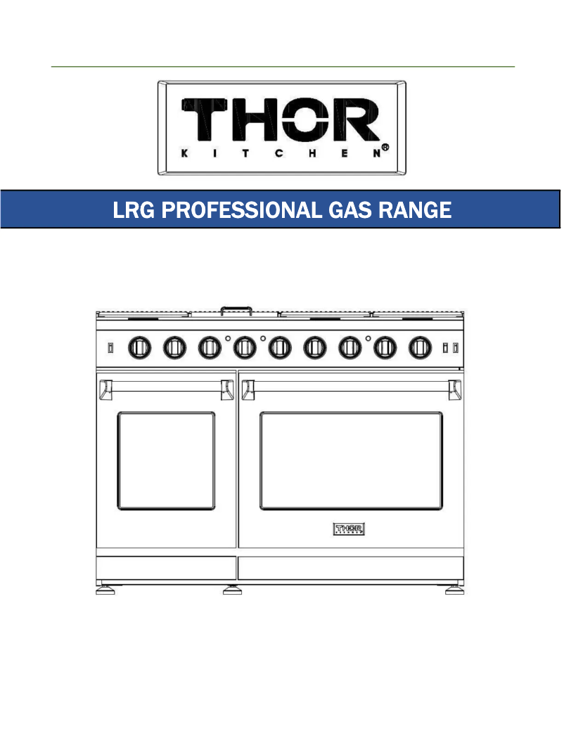 Page 1 de la notice Manuel utilisateur Thor LRG4807ULP