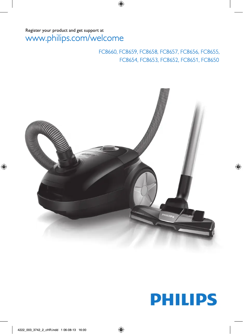 Image de la première page du manuel de l'appareil Performer Active FC8659