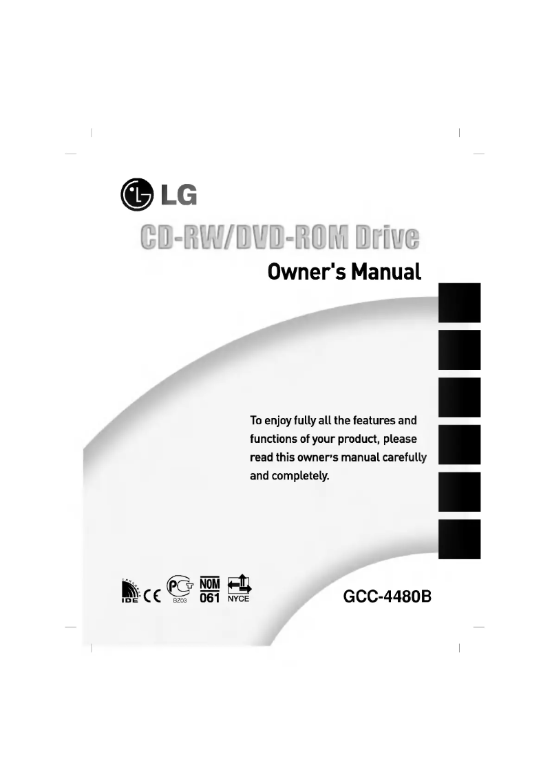 Página 1 del manual Manual de usuario LG GCC-4480B