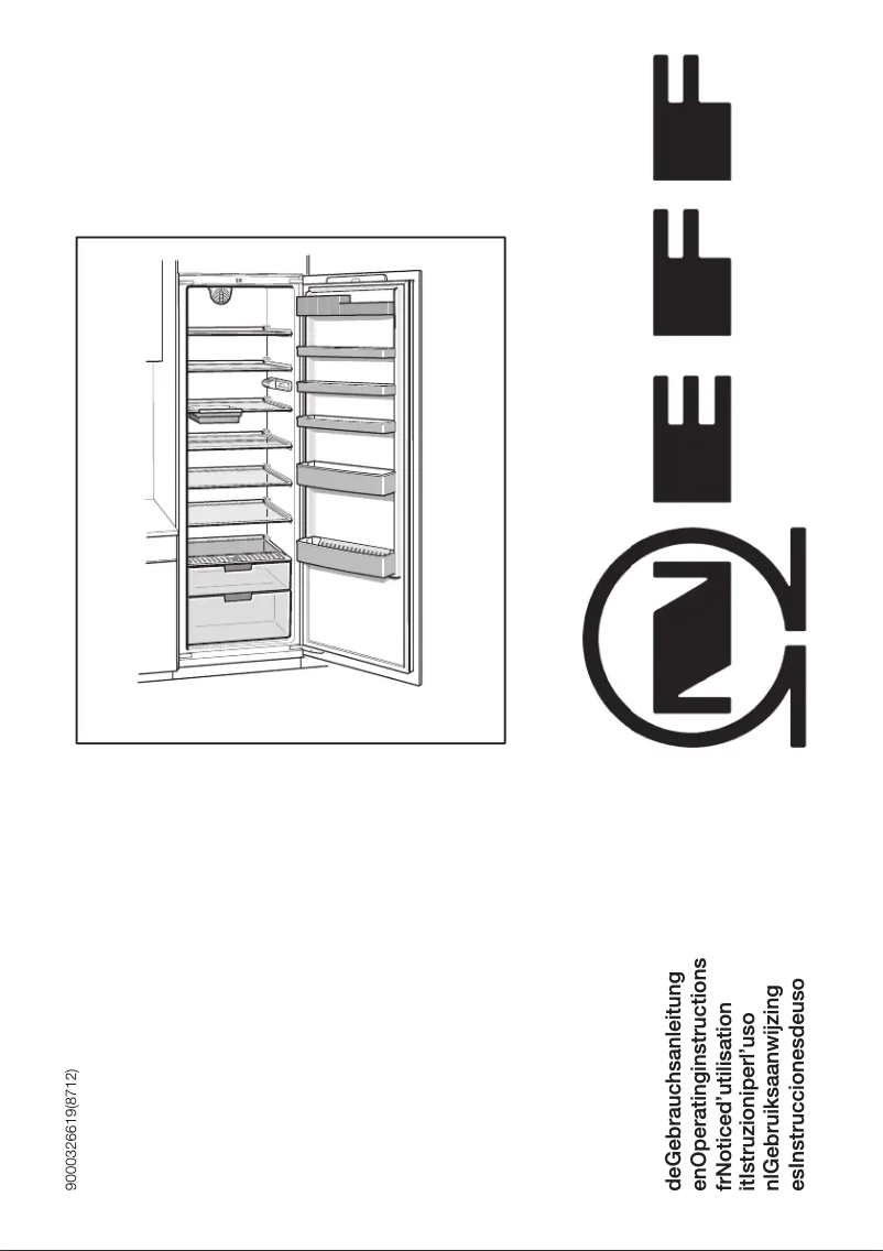 Page n°1 - Manuel utilisateur Neff K 4624 X 4 FF