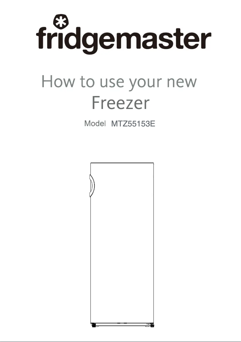Page n°1 - Manuel utilisateur Fridgemaster MTZ55153E