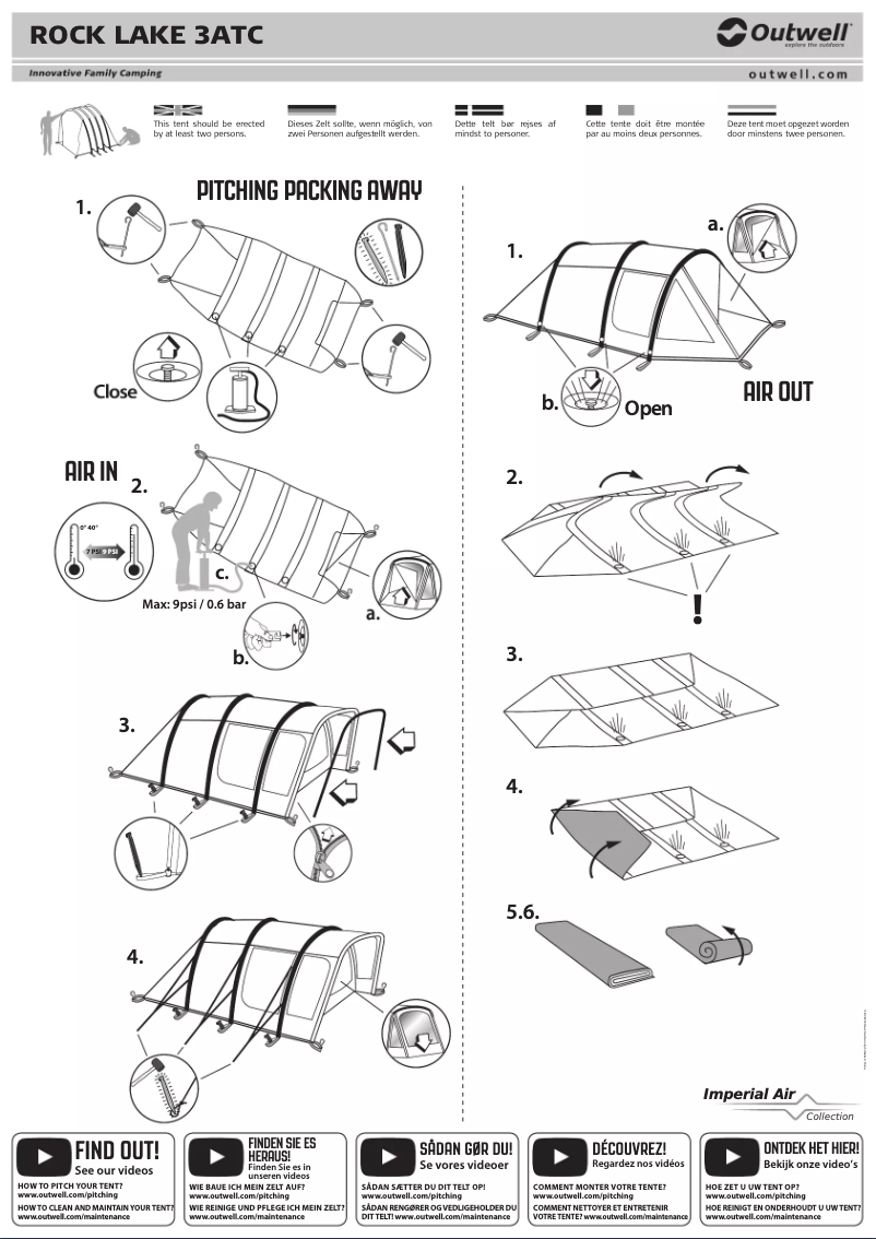 Image de la première page du manuel de l'appareil Rock Lake 3ATC